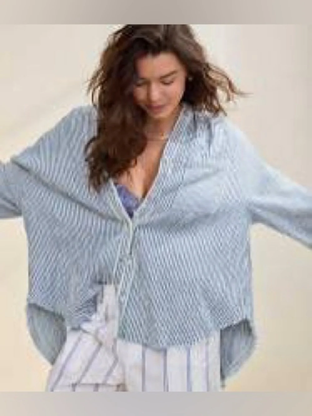 Aerie Daybreak cover up shirt, L - Picture 1 of 3